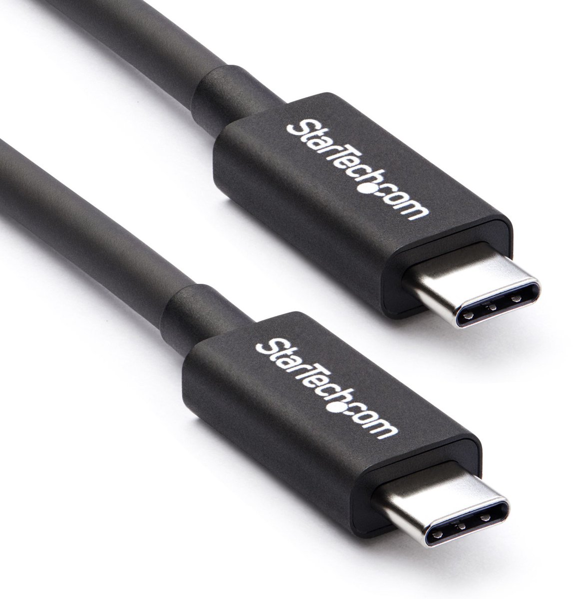 StarTech.com 2m (6.6ft) Thunderbolt 3 Cable, 20Gbps, 100W PD, 4K, Thunderbolt Certified, Compatible with Thunderbolt 4/USB 3.2/DisplayPort