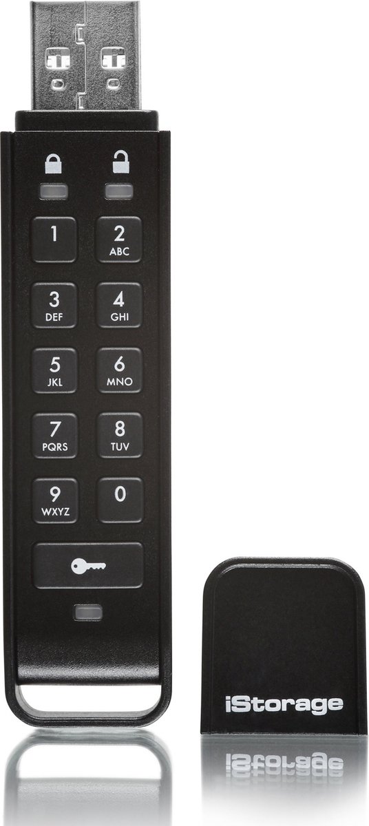 iStorage datAshur Personal² 32 GB | Secure Flash Drive | AES-XTS 256-bit Hardware Encryption | OS & Platform Independent | Type A