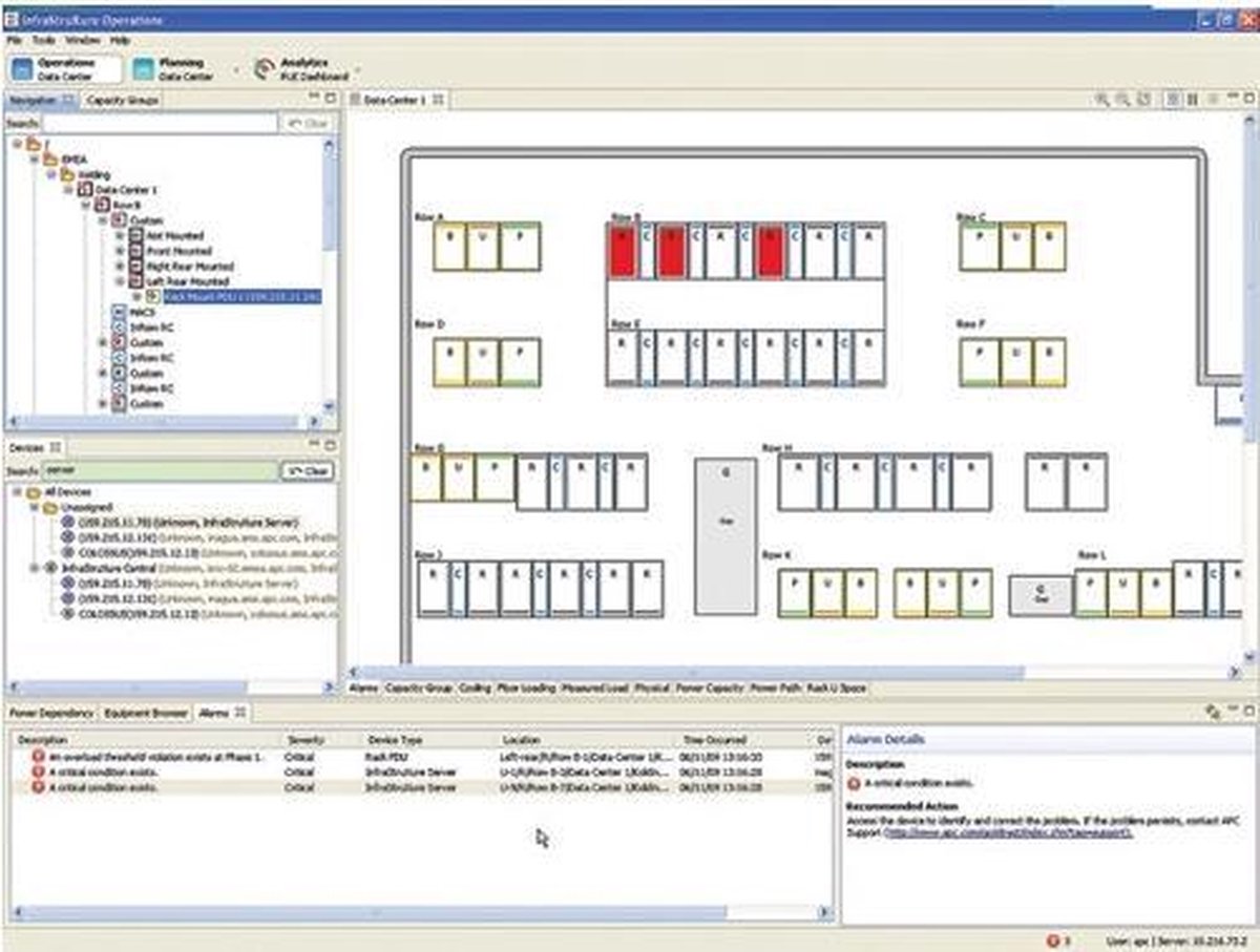 APC InfraStruXure Operations 10 Rack License System management