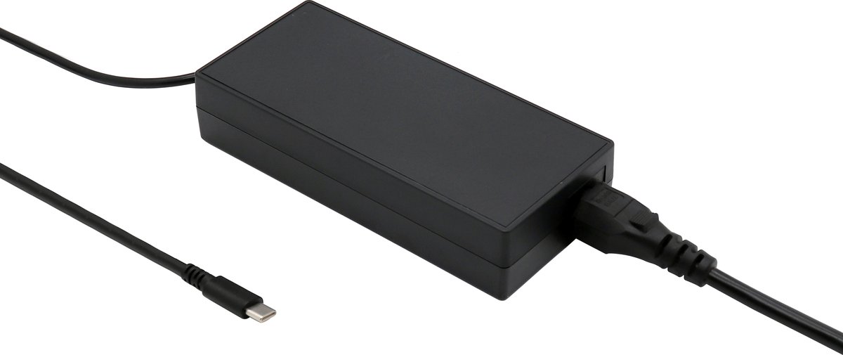 BTI 100W USB-C AC Adapter with 8 output voltages for all USB-C devices up to 100W - UK Connections