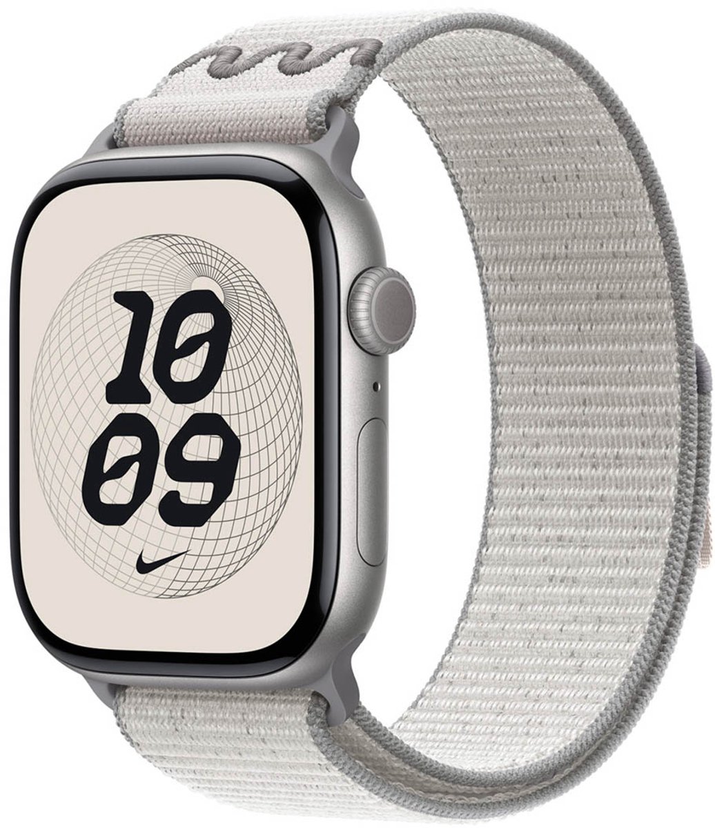 Apple Nike Sport Loop Band Grey Nylon, Recycled polyester, Spandex