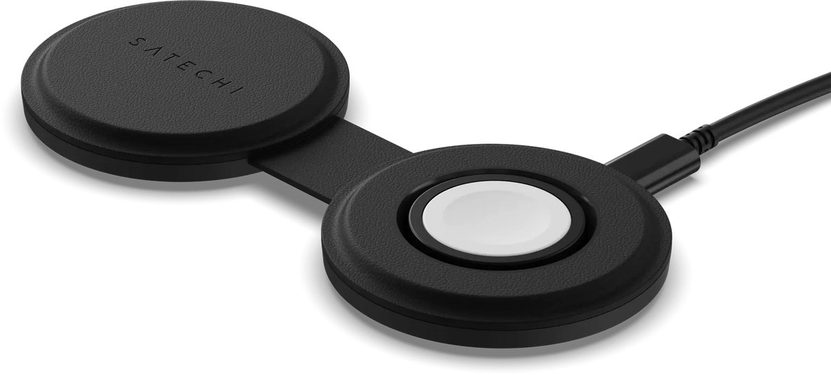 Satechi OntheGo 2-in-1 Headset, Smartphone, Smartwatch Black USB Wireless charging Fast charging Indoor