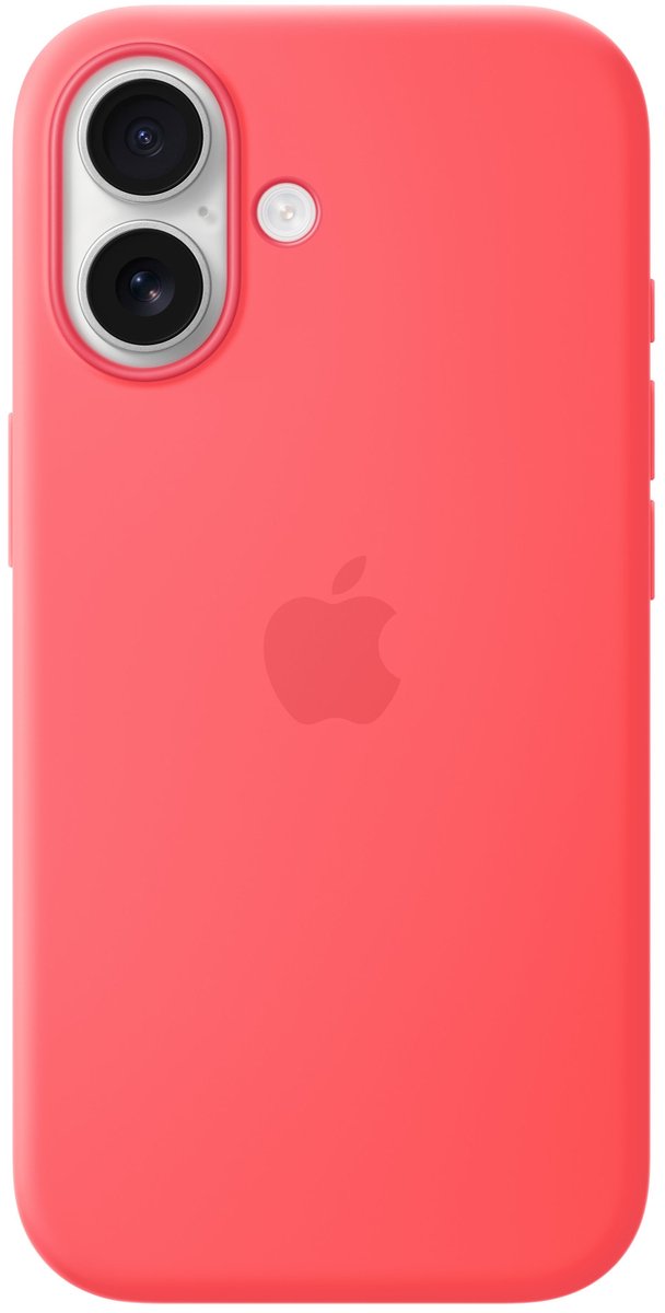 Apple iPhone 17 Silicone Case with MagSafe – Bright Guava
