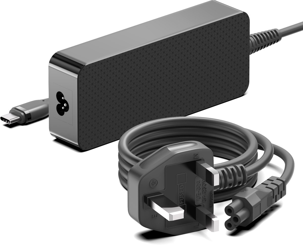 BTI 140W USB-C AC Adapter for all USB-C powered devices up to 140W Includes UK power cable