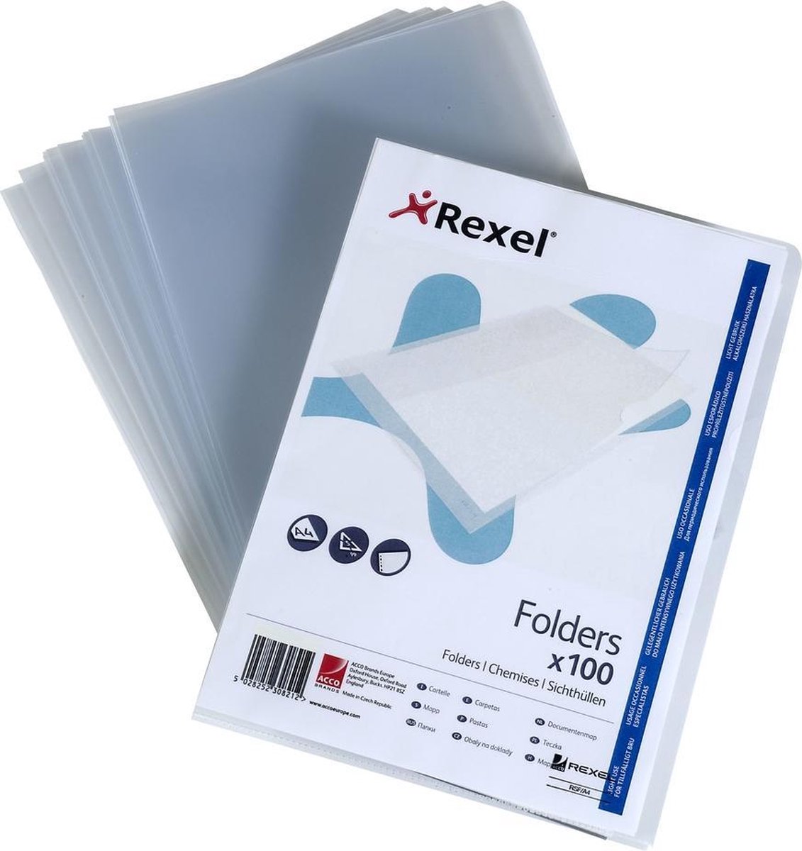 Rexel Superfine Cut Flush Folders (100)