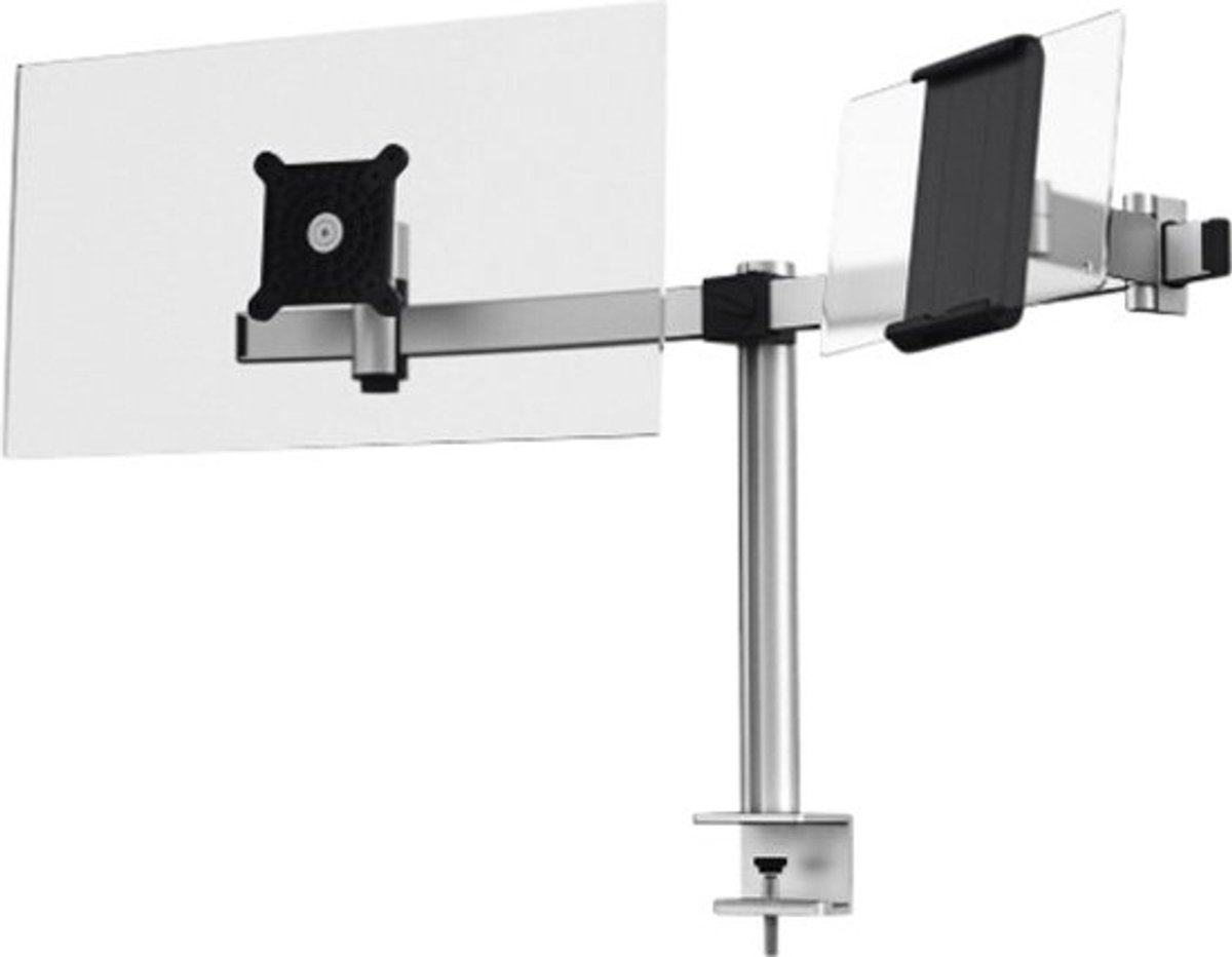 Durable Monitor mount for 1 screen and 1 tablet