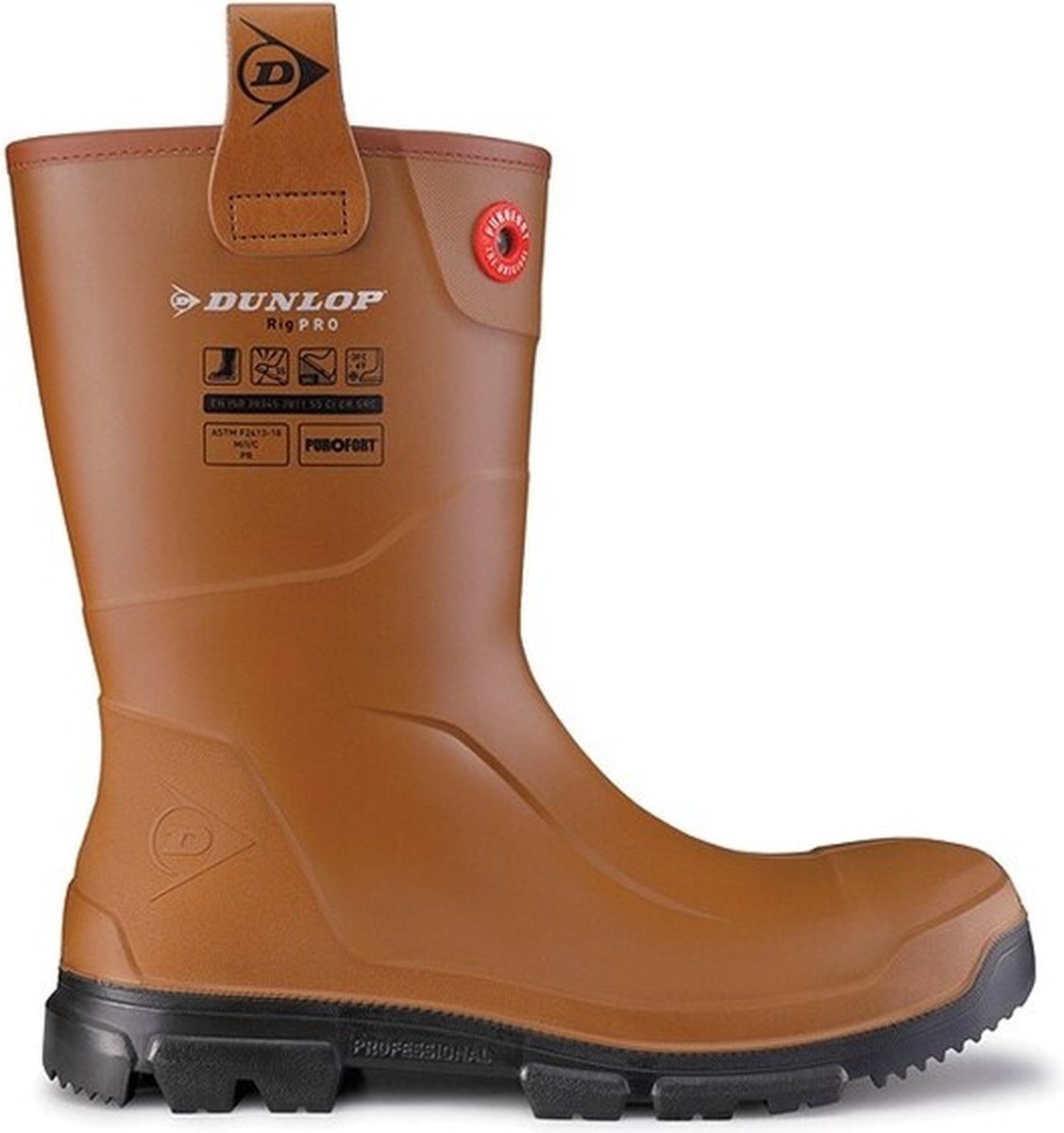 Dunlop Purofort RigPRO Unisex Adult Brown