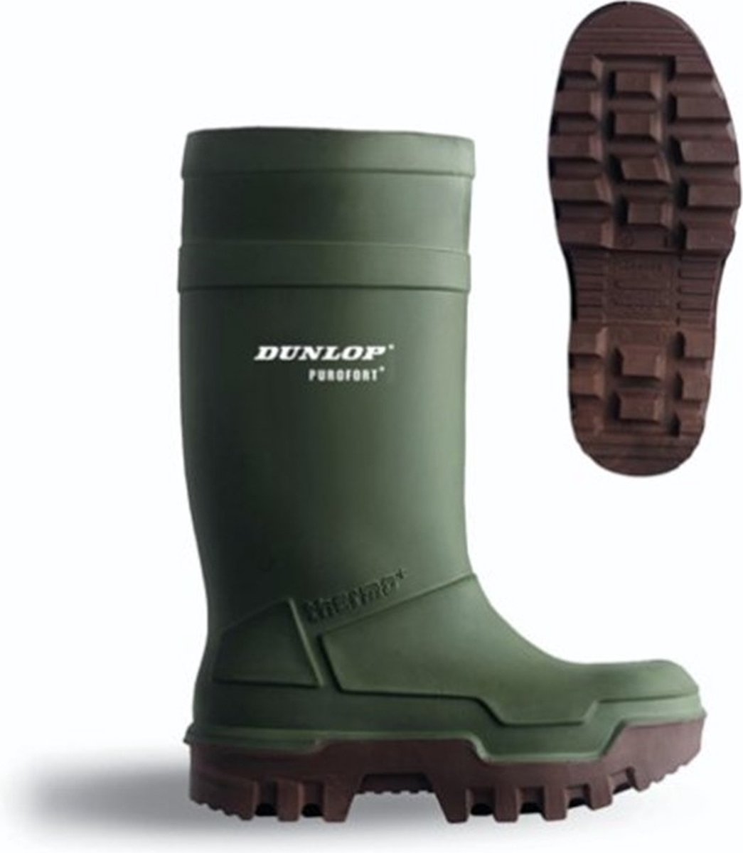Dunlop Purofort Thermo+ Unisex Adult Black, Green