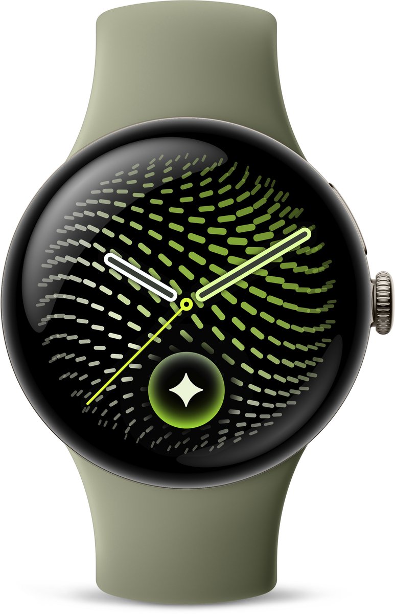 Google Pixel Watch 5 AMOLED 41 mm Digital Touchscreen Pyrite Wi-Fi GPS (satellite)