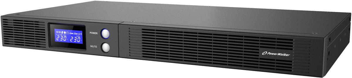 PowerWalker VI 750 R1U uninterruptible power supply (UPS) Line-Interac