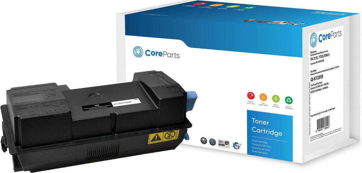 CoreParts Toner Black TK-3130