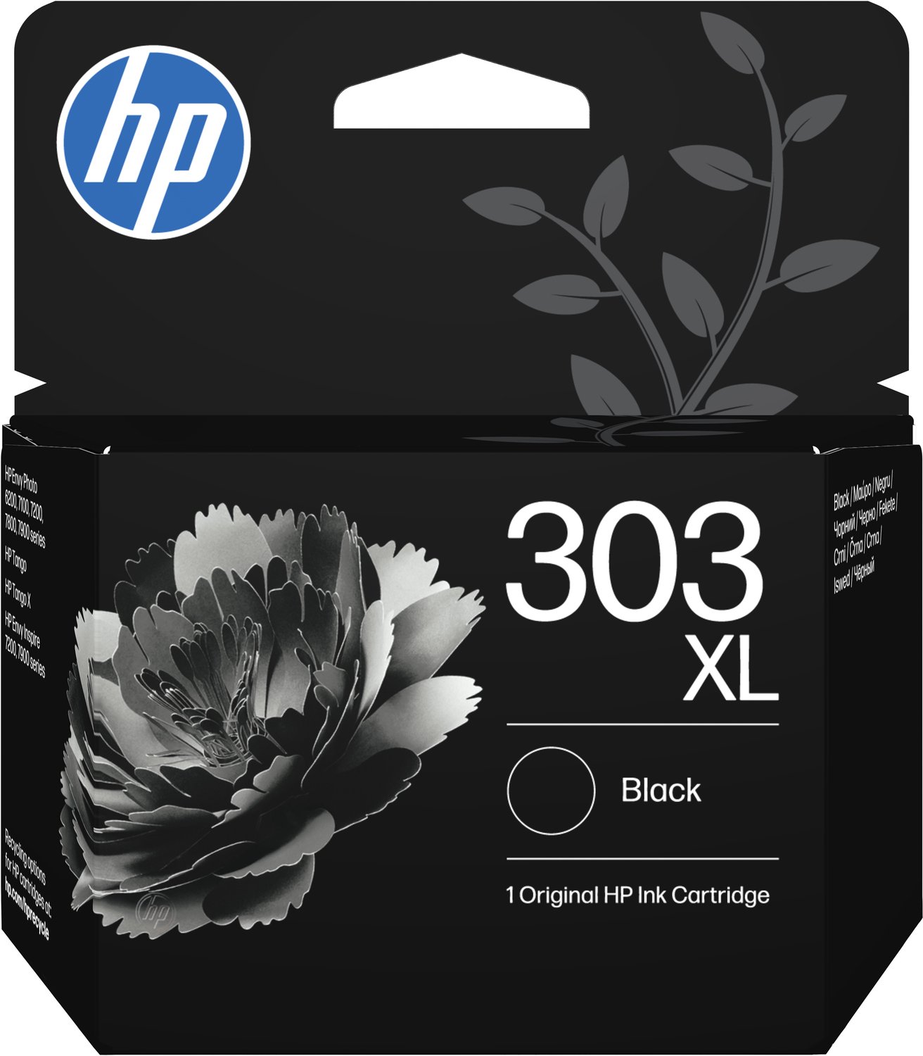 HP T6N04AE/303XL Printhead cartridge black high-capacity. 600 pages IS