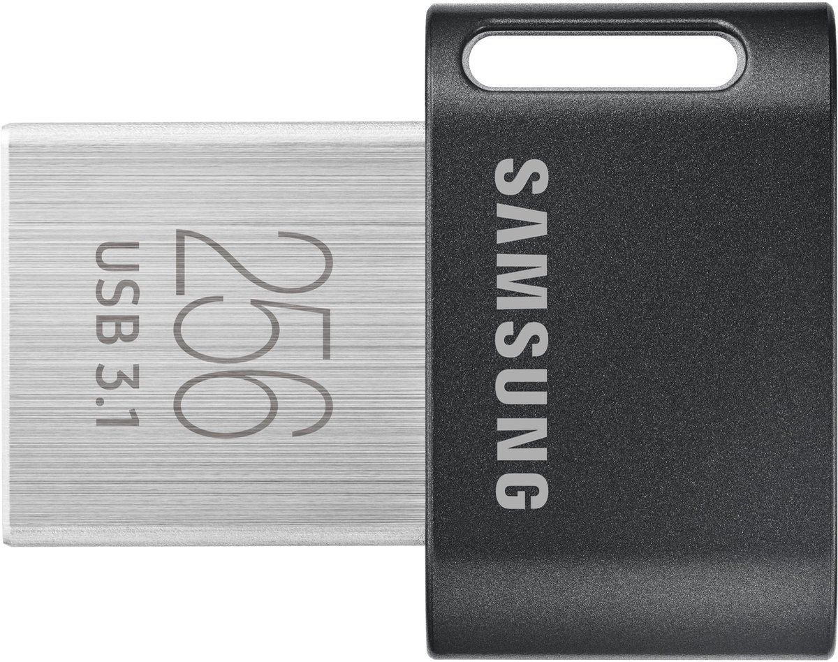 Samsung Fit Plus 256gb Usb-a Grå, Silver