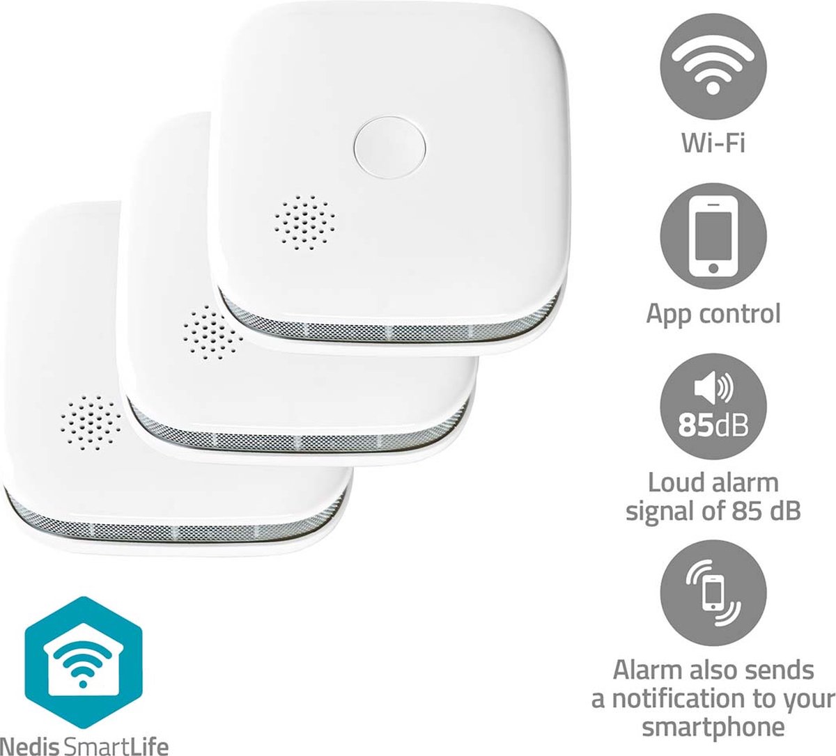 Nedis SmartLife Rökdetektor