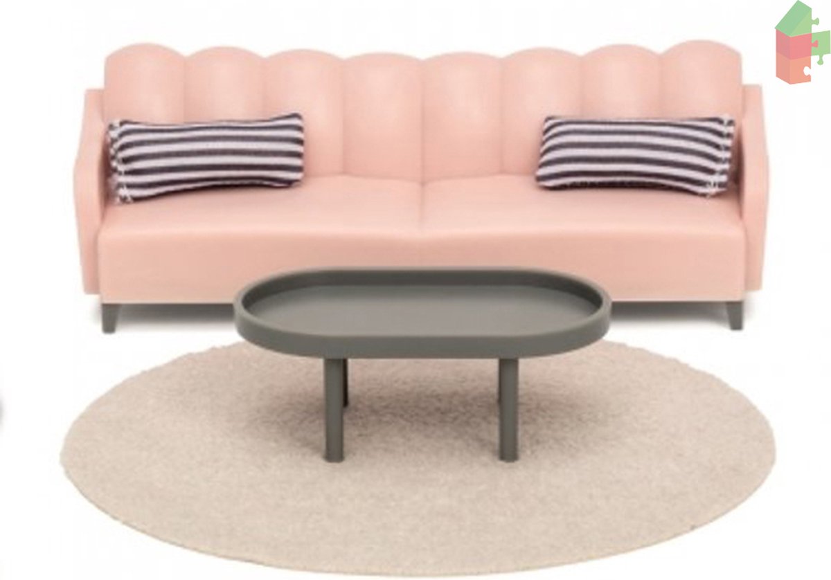 Lundby basic living room set