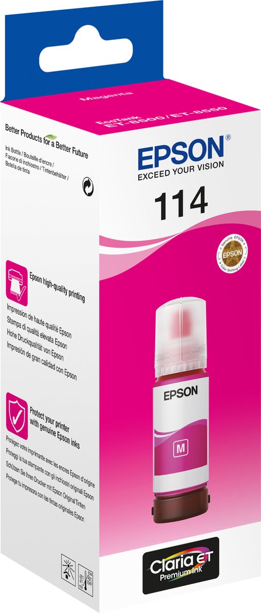 Epson Bläck Magenta 114 Bottle - Et8500/et-8550