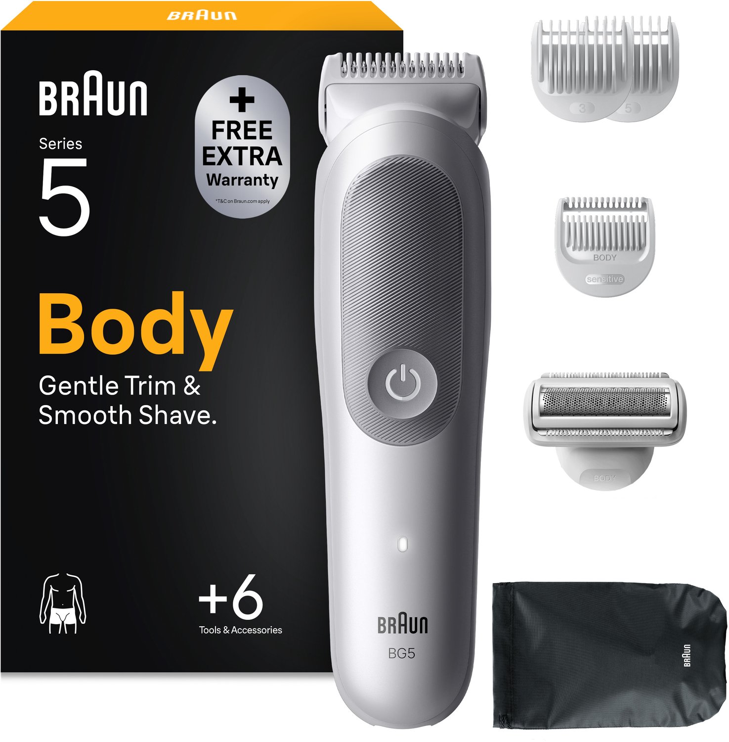 Braun Kroppstrimmer Series 5 BG5550 - Grå