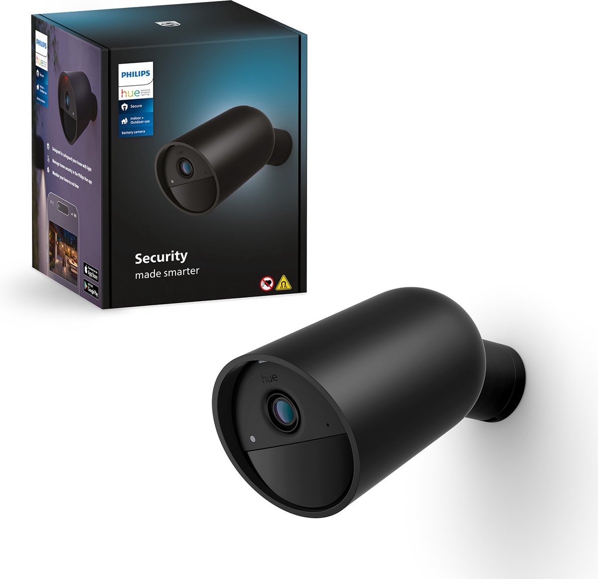 Philips Hue Secure Battery Cam Svart