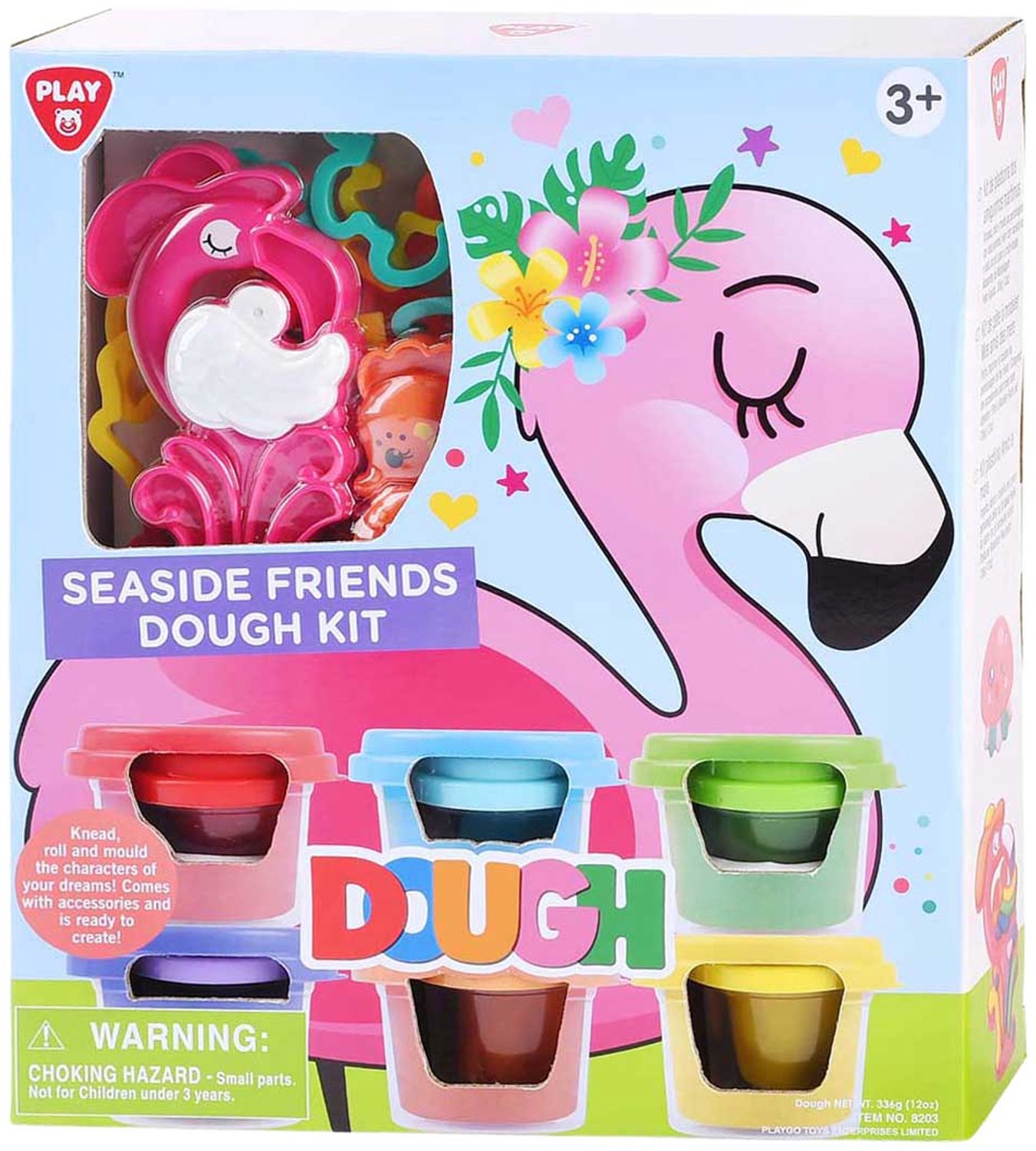 Playgo Coastal Animals Clay Set - 6 Clay Pots