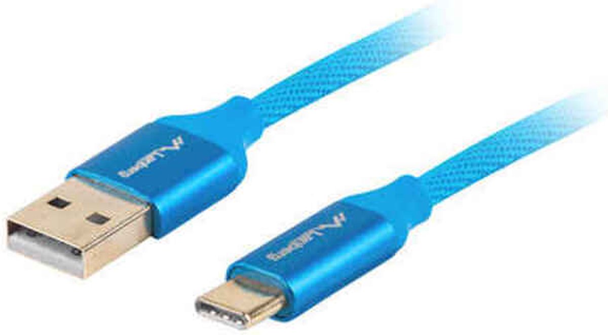Lanberg Premium - USB-C cable - USB-C to USB - 1 m