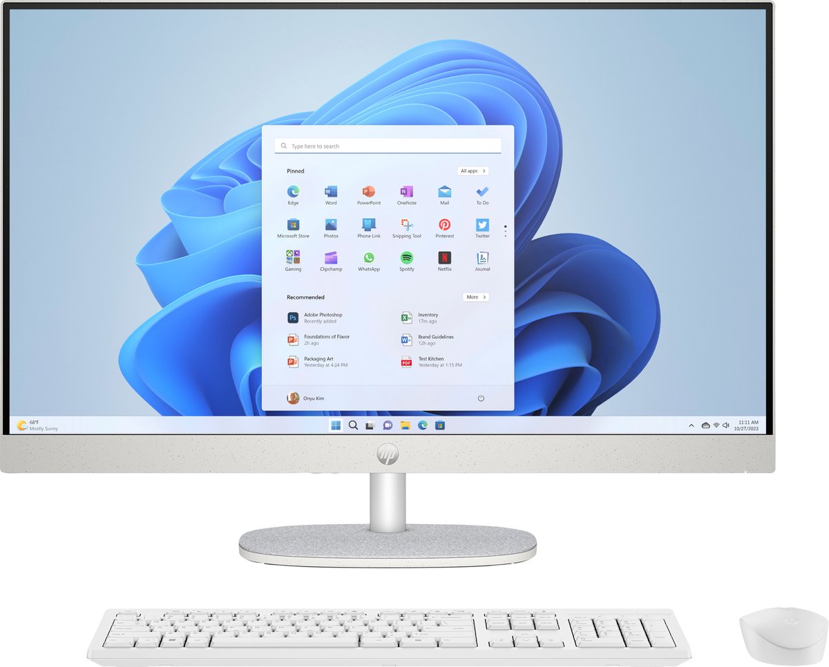 HP 27-cr0043na Intel® Core™ i3 i3-N300 68.6 cm (27") 1920 x 1080