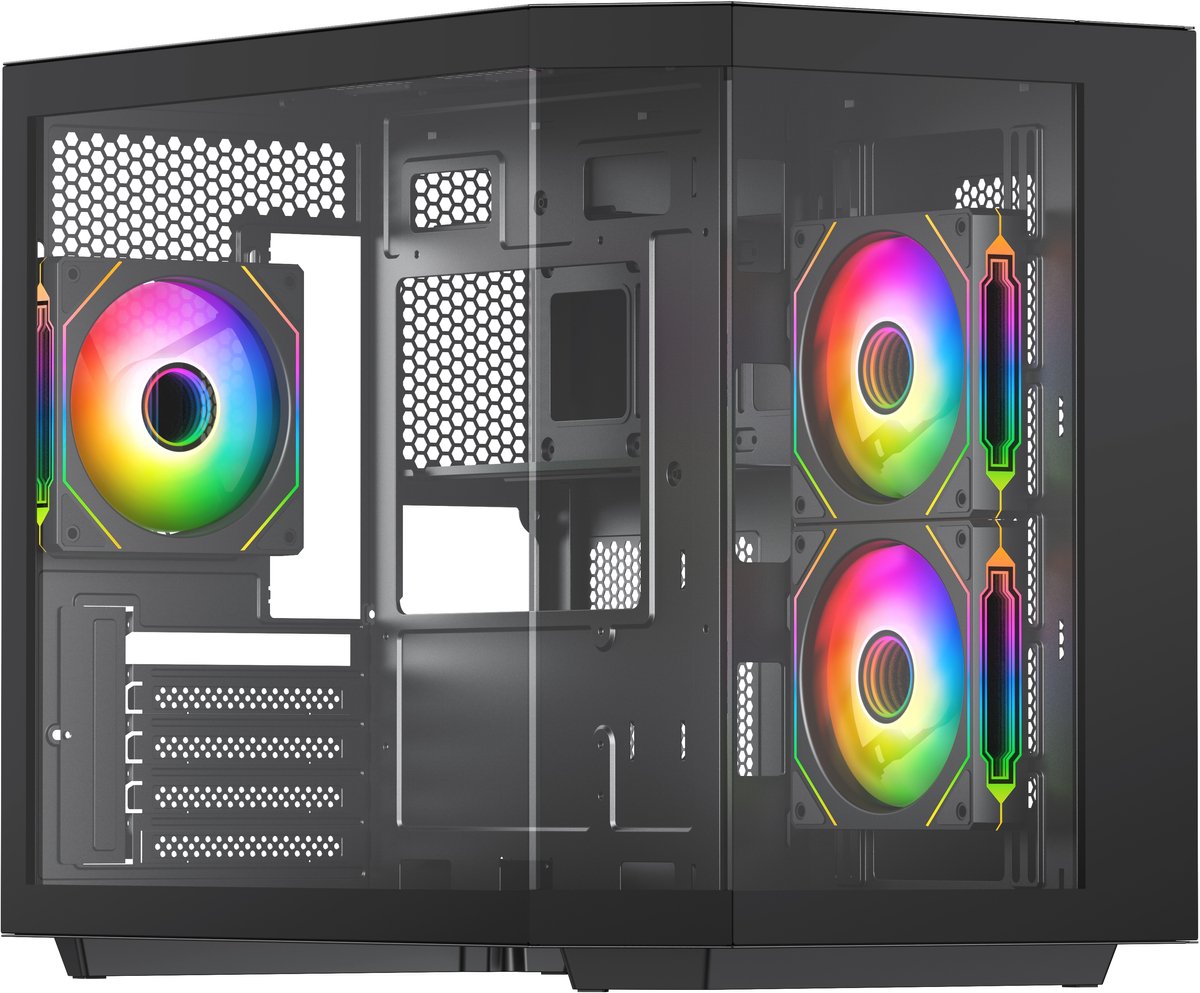 VIDA EDGE MINI MATX ARGB BLACK CASE Cube