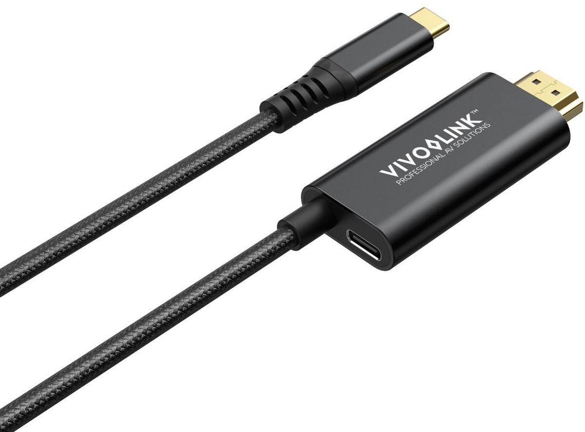 Vivolink PROUSBCHDMIMM2-CHARGE USB cable USB 3.2 Gen 1 (3.1 Gen 1) 2 m