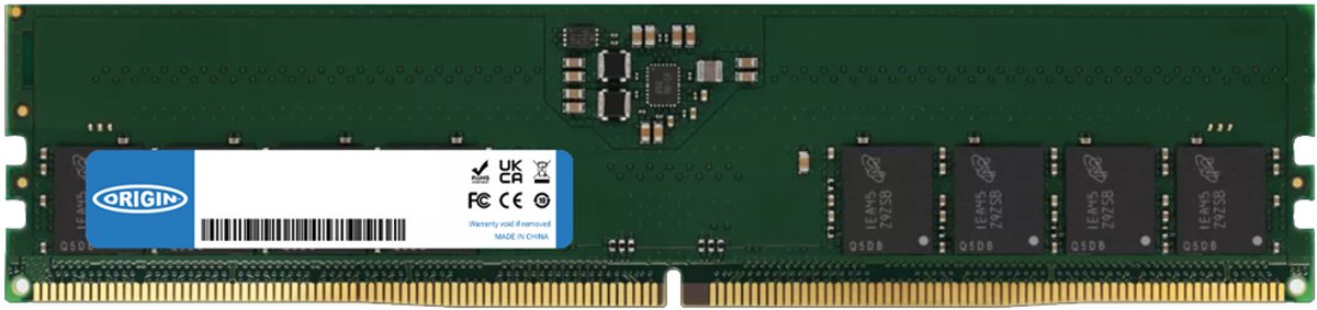 Origin Storage 16GB DDR5 5600MHz UDIMM 1Rx8 Non-ECC 1.1V