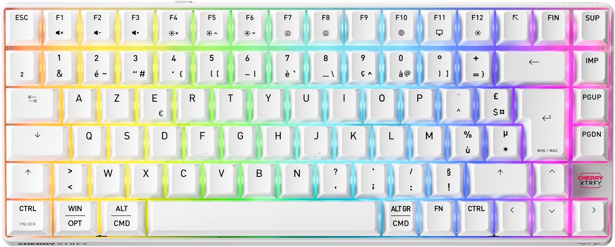 CHERRY XTRFY K33 Compact Wireless keyboard Gaming USB + RF Wireless +
