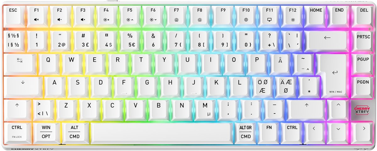 CHERRY XTRFY K33 Compact Wireless keyboard Gaming USB + RF Wireless +