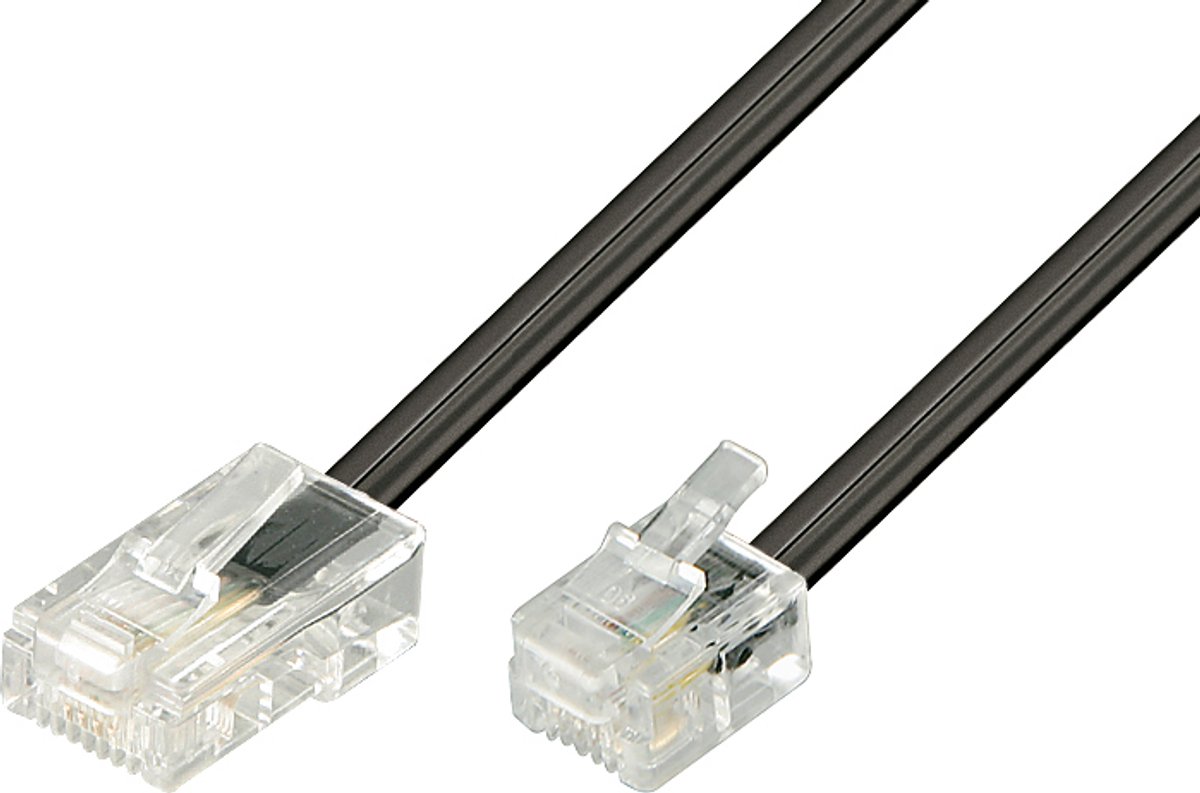 Deltaco Telefonkabel 3m Rj-45 Rj-11