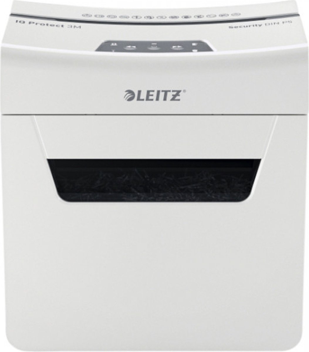Leitz IQ Protect Premium Dokumentförstörare 3M Mikroskärning, P5 3 ark