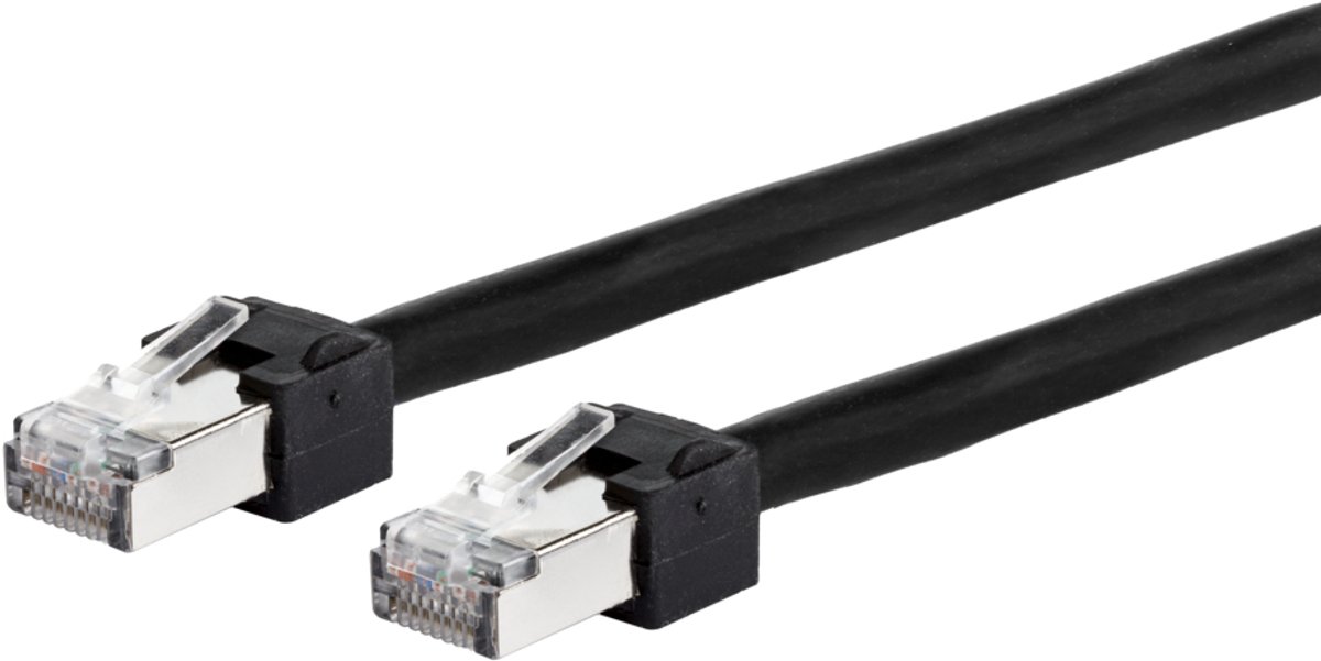METZ CONNECT 13084FA000-E networking cable Black 10 m Cat5e S/UTP (STP