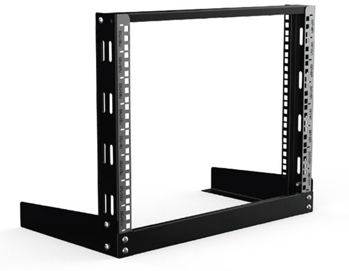 Lanview LVR06U63BL rack cabinet 6U Wall mounted rack Black