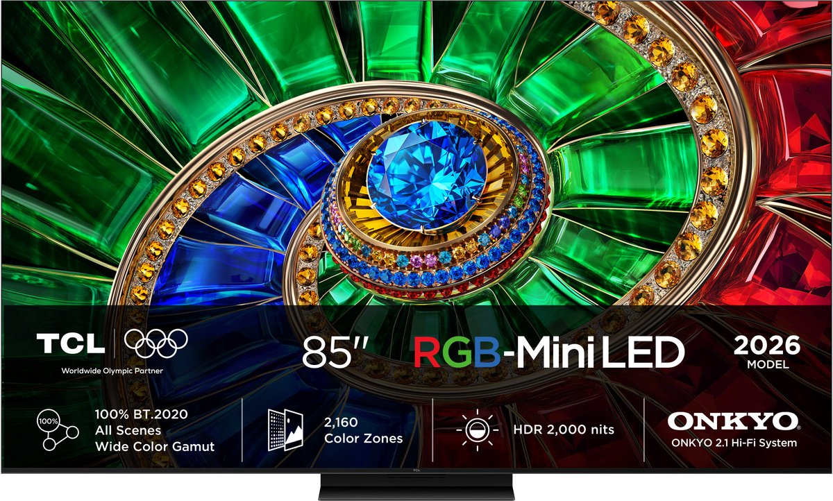 TCL 85" RM7L RGB-Mini LED Smart TV (2026)