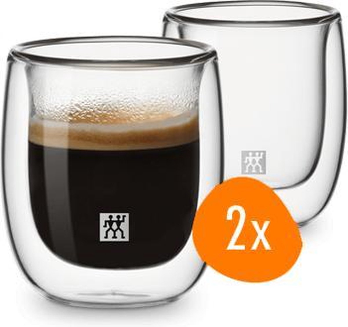 Zwilling - Sorrento Espresso Glass - 80 ml - 2 pcs