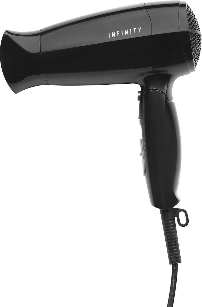 Melissa Hårtork Hair dryer Infinity black/grey - 1600 W