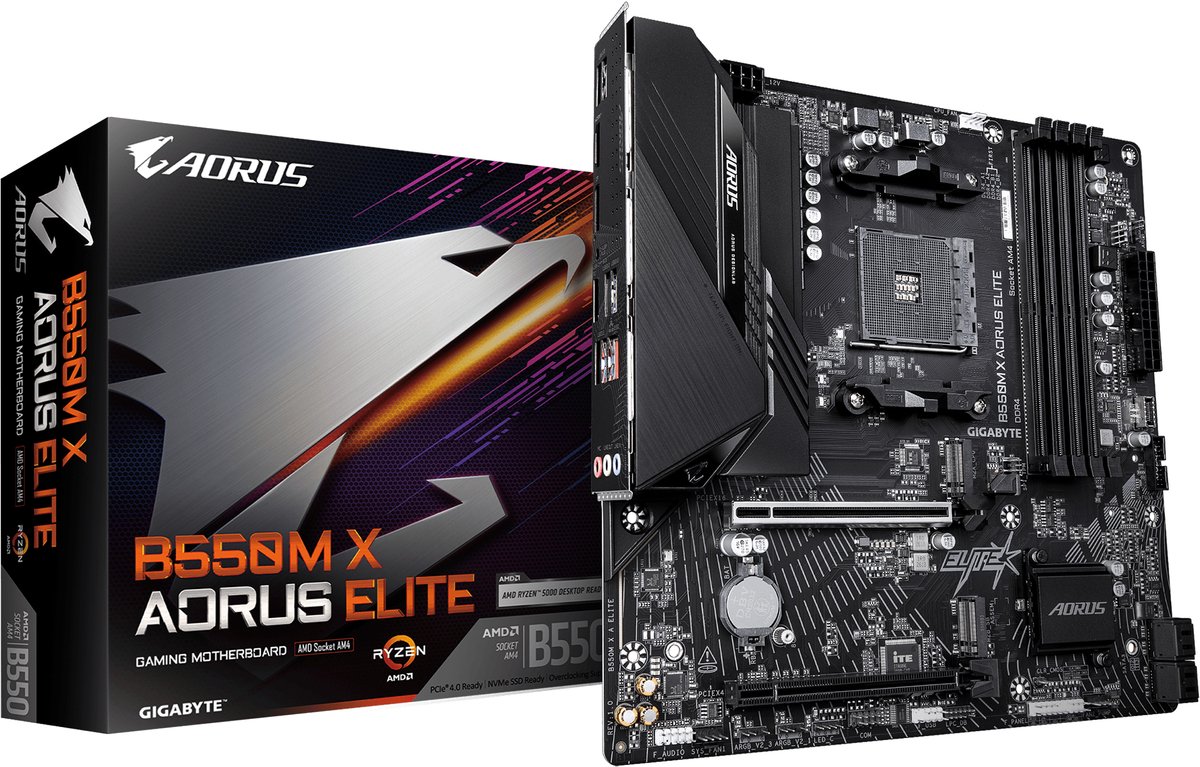 GIGABYTE B550M X AORUS ELITE Motherboard