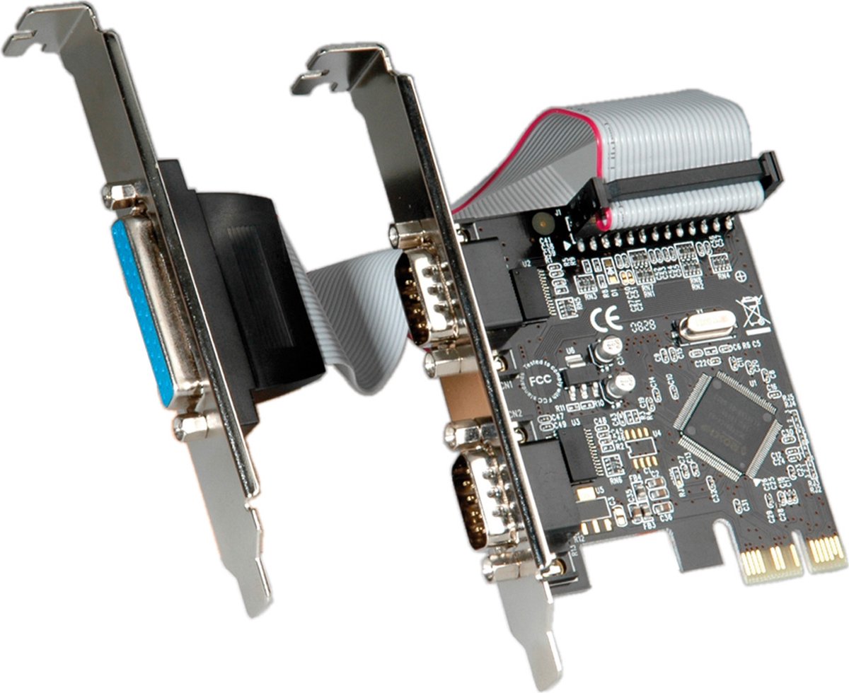 VALUE PCI-Express Adapter. 2x Serial RS232 D-Sub 9 + 1x Parallel EPP/E