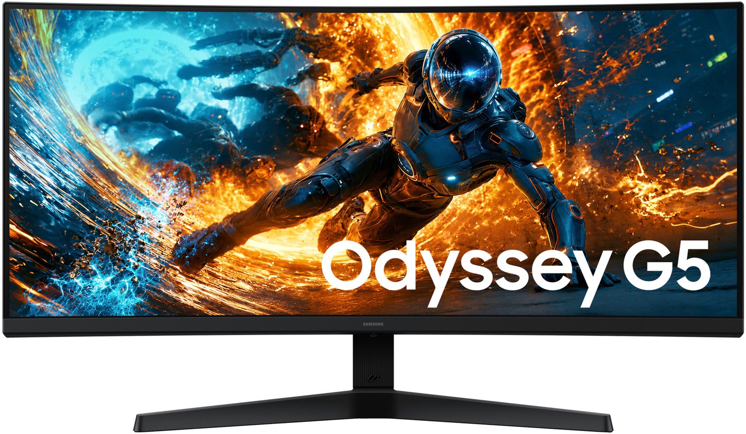 Samsung 34 Inch Odyssey G5 G55H Ultra WQHD 180Hz Gaming Monitor