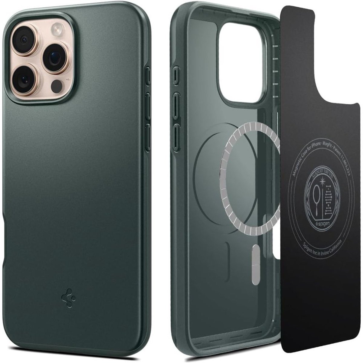 Spigen Thin Fit MagSafe - abyss green - iPhone 16 Pro Max