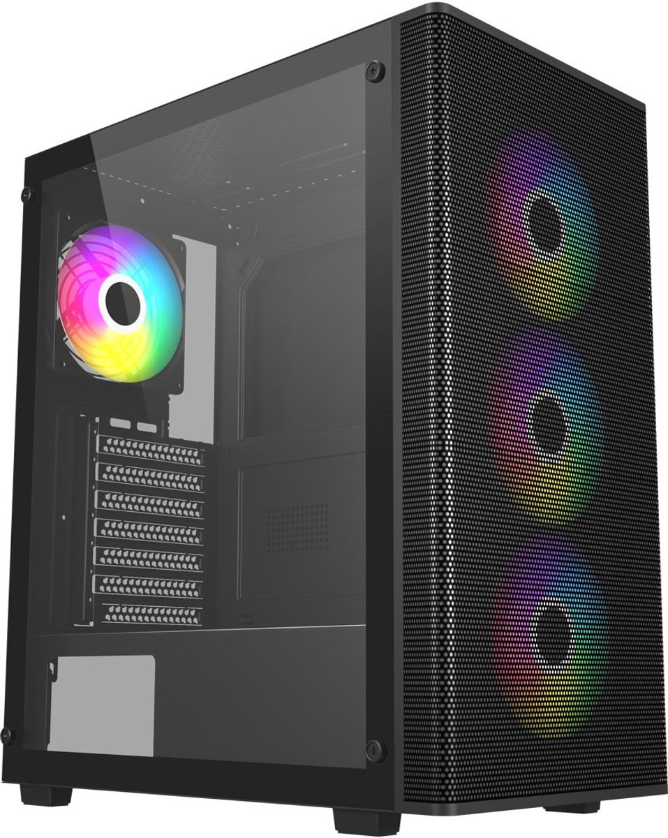 FSP M220-BA Case Midi Tower mATX. ATX Black ARGB