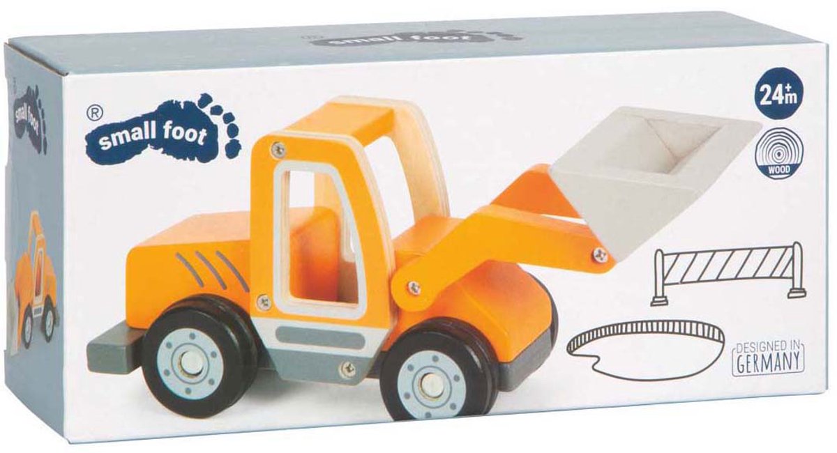 Small Foot - Wooden Wheel Loader with Shovel