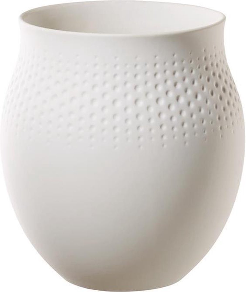 Villeroy & Boch Jarrón Collier Blanc Perle grande