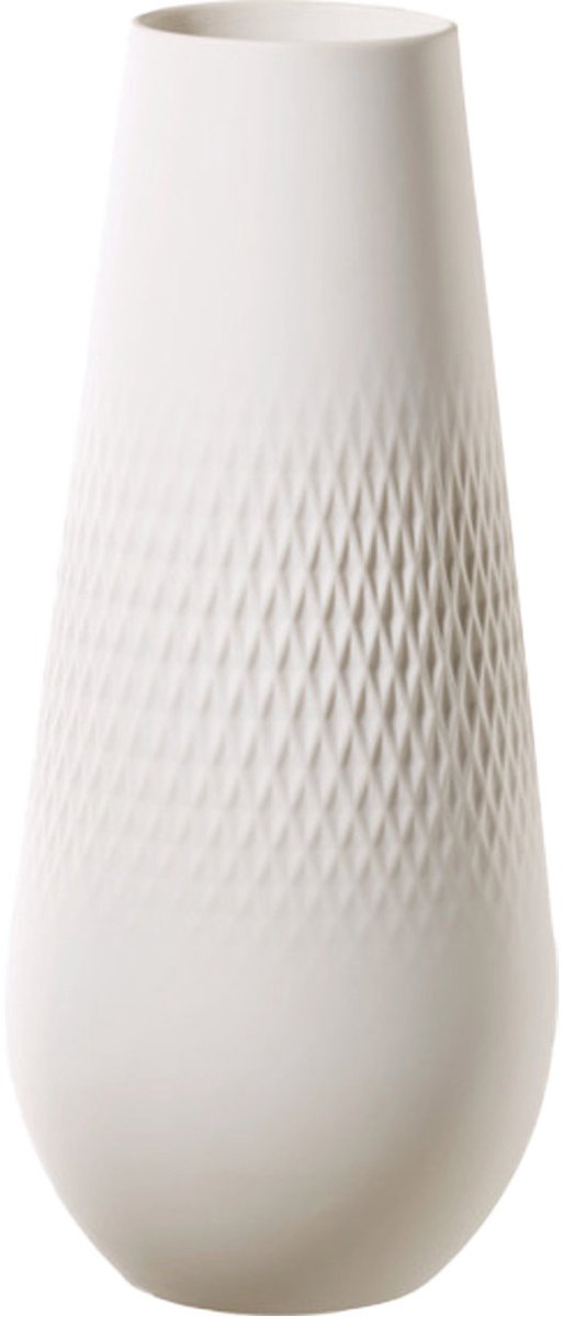 Villeroy & Boch Jarrón Collier Blanc Carre alto