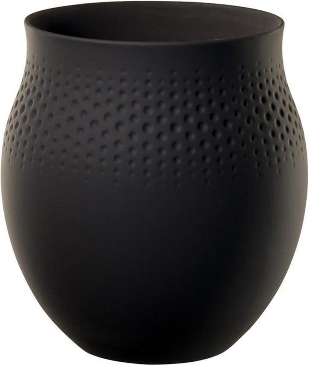 Villeroy & Boch Jarrón Collier Noir Perle grande