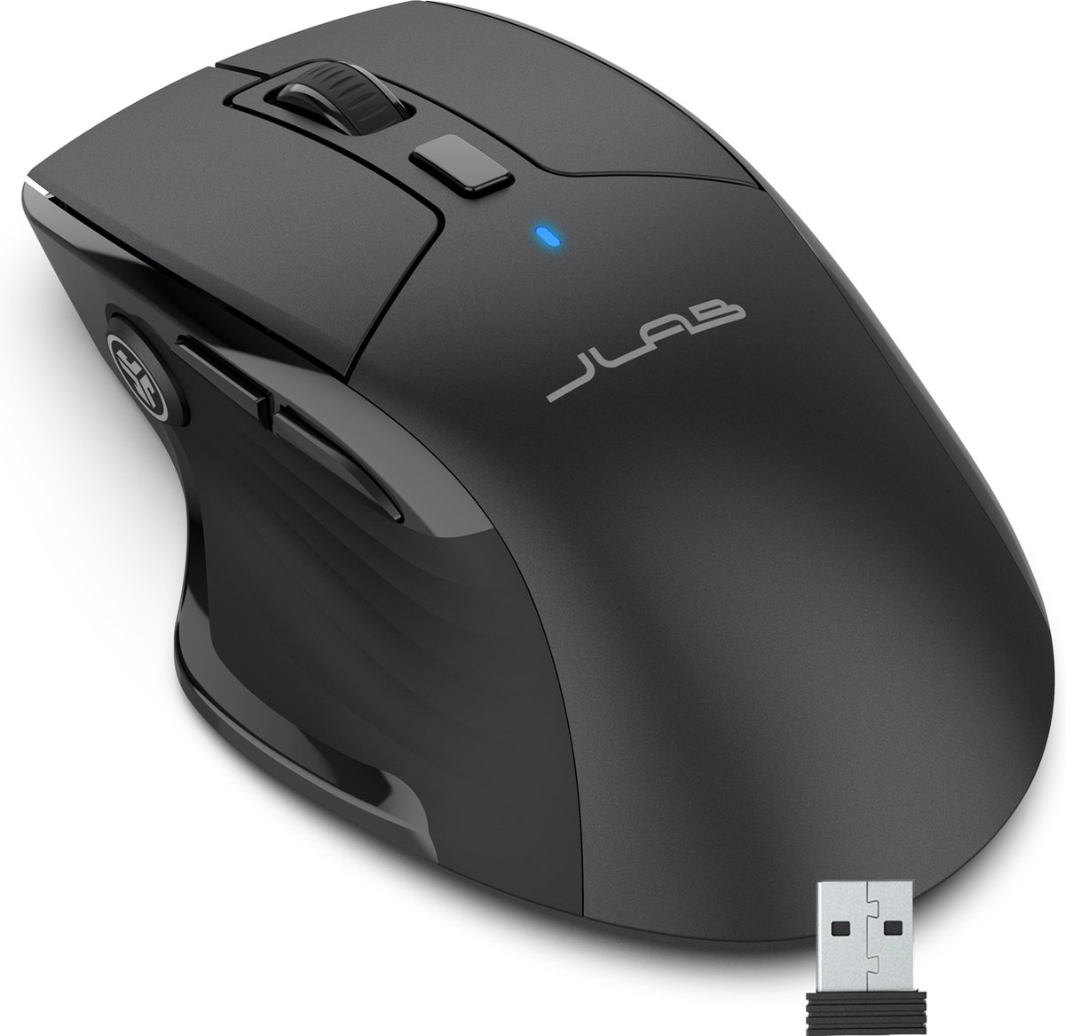 JLab JBuds mouse Office Right-hand Bluetooth + USB Type-A Optical 2400