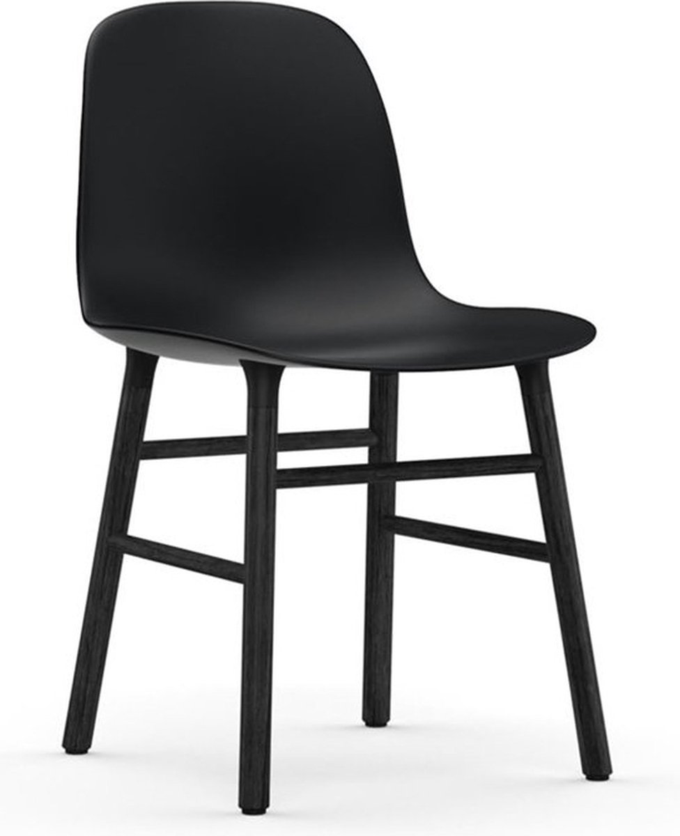 Normann Copenhagen Silla Form patas negras negro