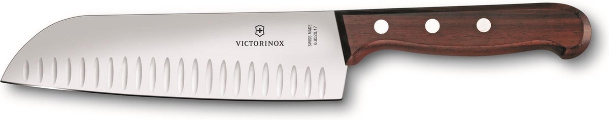 Victorinox Couteau santoku poli à l'olive Wood 17 cm Acier inoxydable-érable