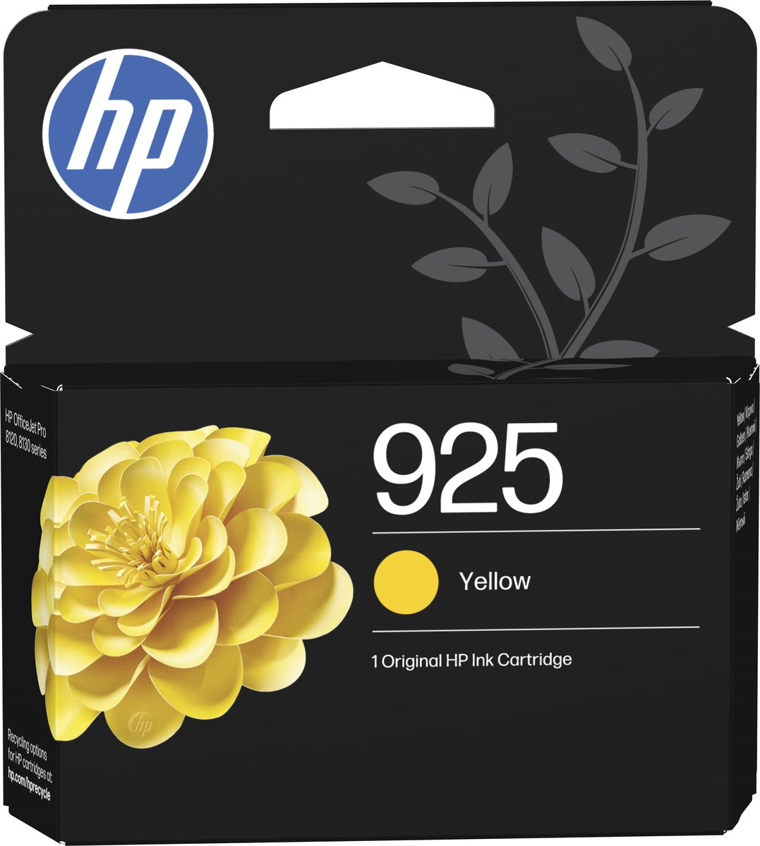 HP 4K0V8PE/925 Ink cartridge yellow. 400 pages ISO/IEC 19752 5.5ml for